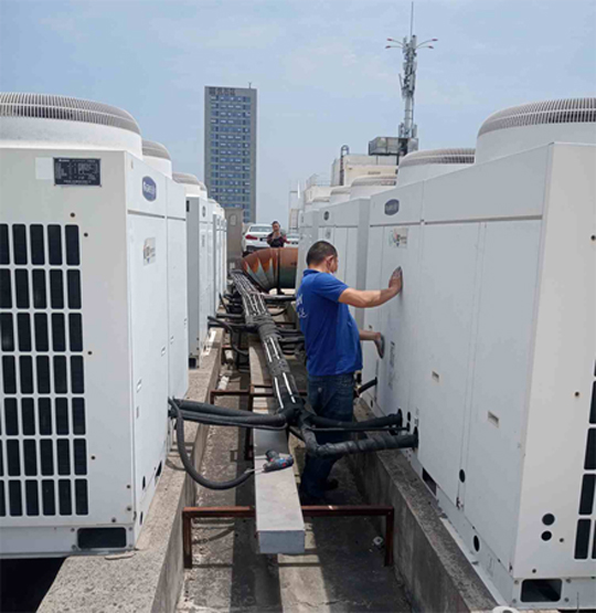 肥东中央空调制热和不制冷系统维修方法